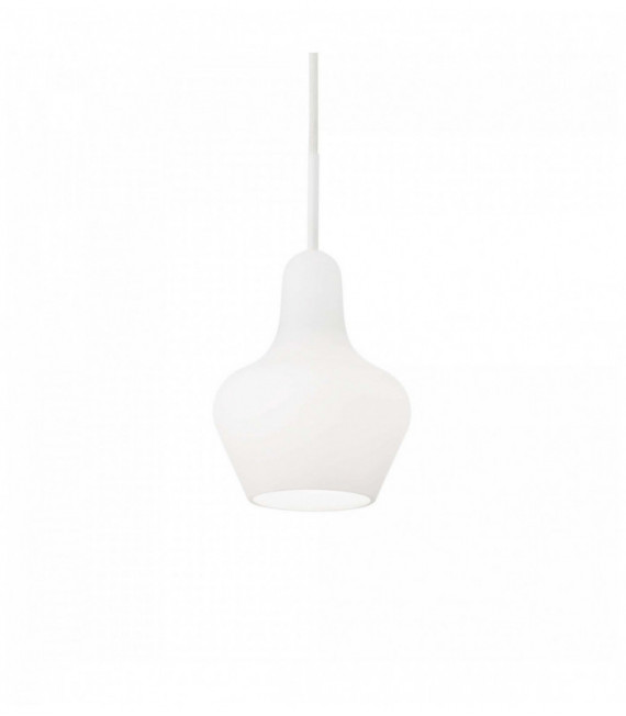 Lampada a sospensione bianca LIDO 1 lampadina Larghezza 15 Cm