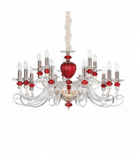 Transparent BARONET suspension 15 bulbs