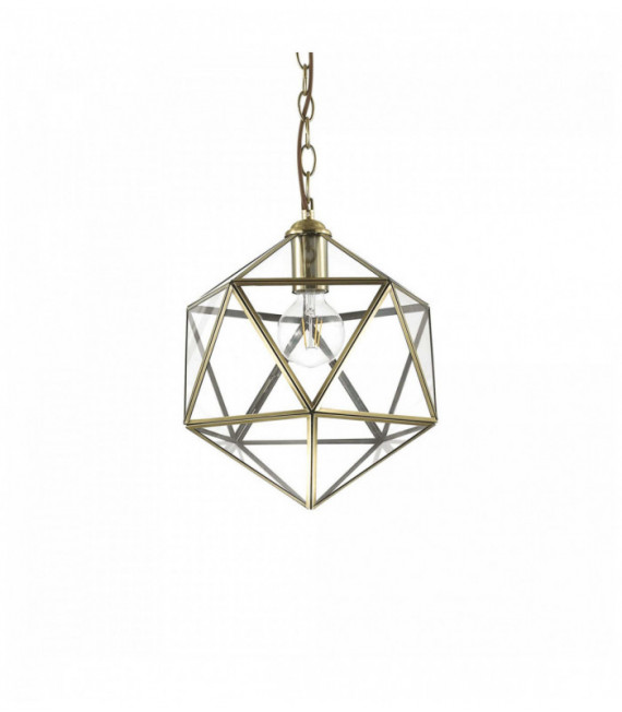 Lampadario DECA marrone 1 lampadina