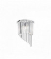 Applique murale Chromée en cristal CARLTON 3 ampoules