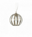 Suspension Brune RONDO 1 ampoule en métal
