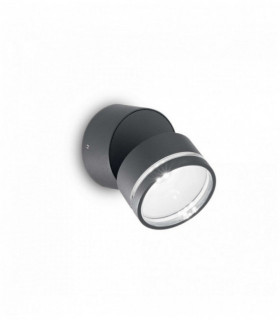 OMEGA ROUND Antracita Aplique 6 bombillas