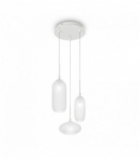 Suspension Blanche YOGA 3 ampoules