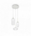 White suspension YOGA 3 bulbs