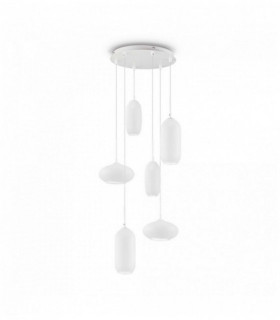 White suspension YOGA 6 bulbs