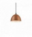 Suspension Corten FOLK 1 ampoule Diamètre 43 Cm