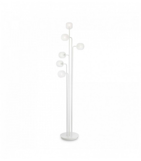 White MALLOW floor lamp 6 bulbs