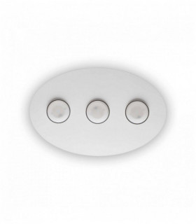 Plafonnier Blanc LOGOS 3 ampoules