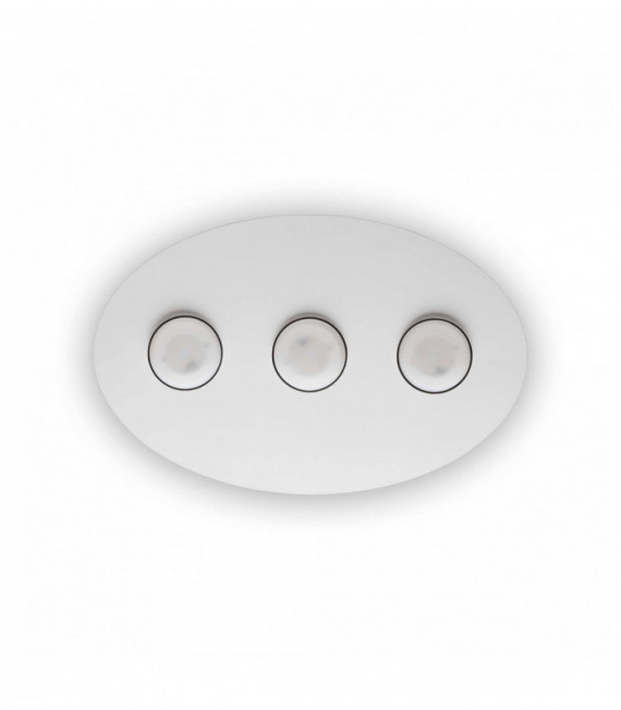 Plafonnier Blanc LOGOS 3 ampoules