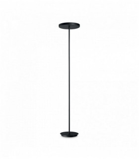 COLONNA Lampada da terra nera 4 lampadine