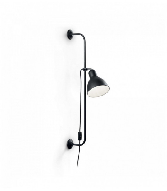 Applique murale Noire SHOWER 1 ampoule