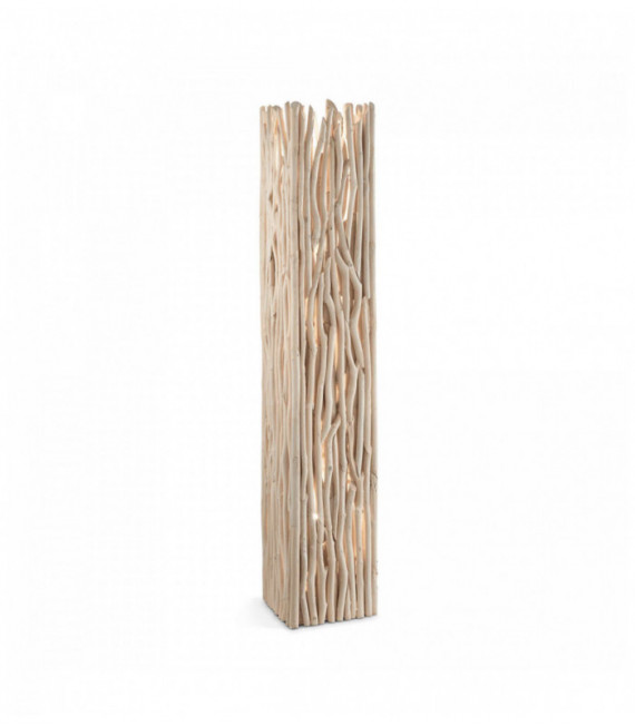 Lampada da terra in legno DRIFTWOOD 2 lampadine