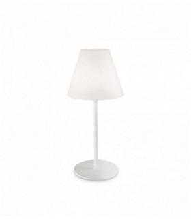 Lámpara de mesa ITACA blanca con 1 luz