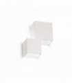Applique murale Blanche RUBIK 2 ampoules
