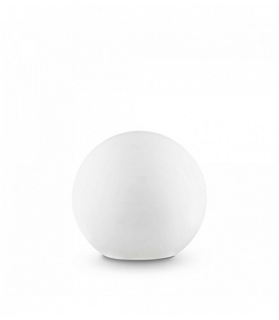 SOLE weiße Stehlampe 1 Glühlampe Durchmesser 30 cm