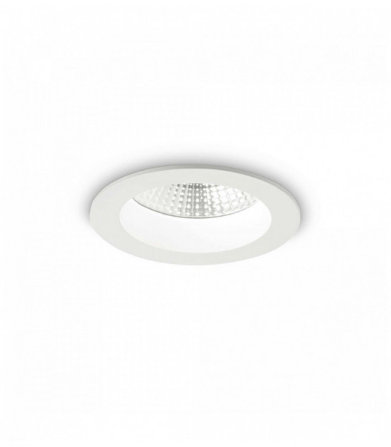 Weißer BASIC Einbaustrahler 1 Lampe