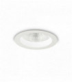 White BASIC recessed spotlight 1 bulb