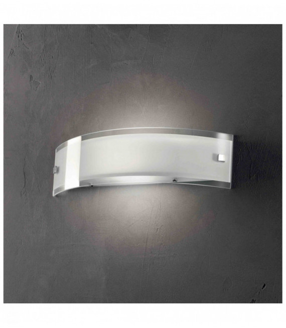 White wall light DENIS 1 bulb Diameter 20 Cm