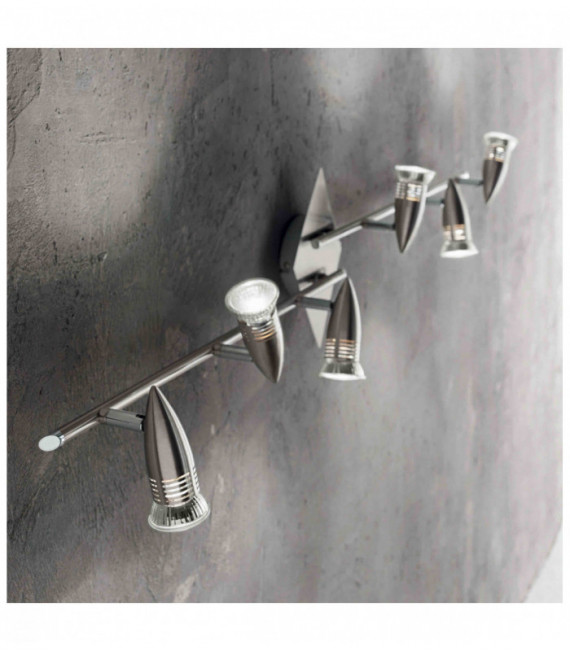 ALFA Nickel Deckenleuchte 6 Lampen