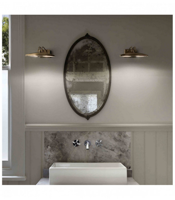 Aplique de pared Brune MIRROR-20 2 bombillas