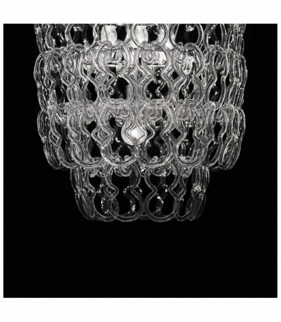 Suspension Chromée ALBA 7 ampoules