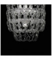 Chrome pendant light ALBA 7 bulbs