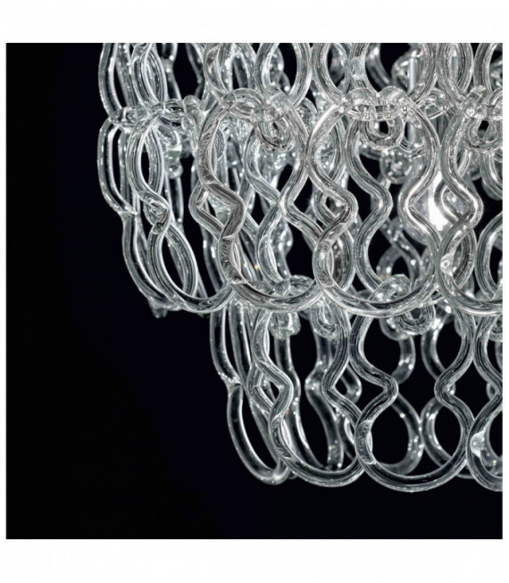 Suspension Chromée ALBA 7 ampoules