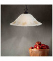 Suspension Ambrée FOGLIA 1 ampoule