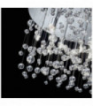 Ceiling light Chrome NEVE 12 bulbs