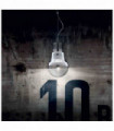 Chrome pendant LUCE CROMO 1 bulb