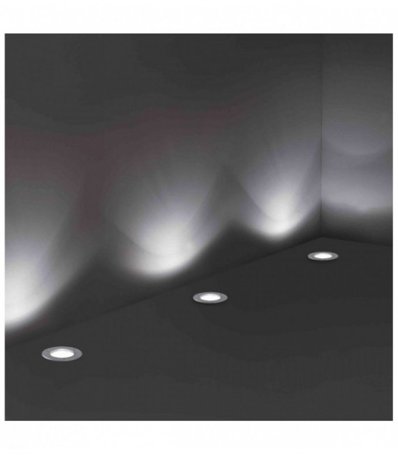 PARK níquel downlight 1 bombilla Diámetro 55 Cm