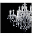 FLORIAN crystal chrome pendant 12 lights