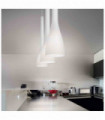 White FLUT pendant lamp 1 bulb Diameter 40 Cm