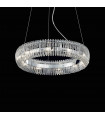 Chrome pendant QUASAR 10 bulbs
