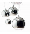 Suspension Chromée DISCOVERY CROMO 5 ampoules