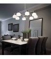 TOKYO Chrome Pendant 8 bulbs