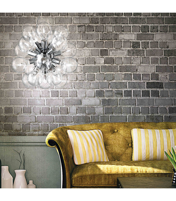 DEA Chrome Pendant 20 bulbs