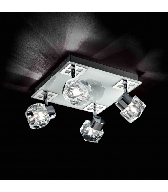 Plafonnier Blanc NOSTALGIA 4 ampoules