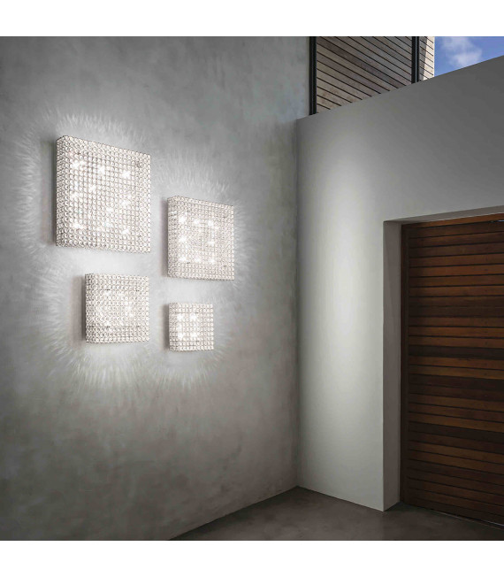 ADMIRAL chrome crystal ceiling light 4 bulbs