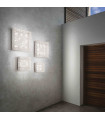 Plafonnier Chrome en cristal ADMIRAL 4 ampoules