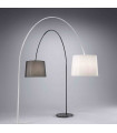 Lampadaire Noir DORSALE 1 ampoule