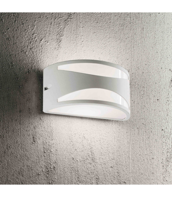 Weiße Wandleuchte REX-3 1 Glühlampe