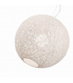 White BASKET pendant light 1 bulb Diameter 36 Cm
