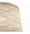Suspension Blanche BASKET 1 ampoule Diamètre 36 Cm