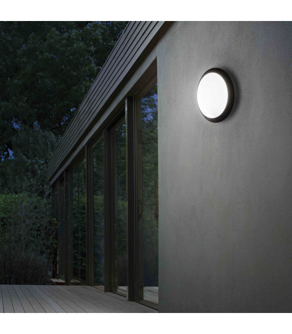 Black designer wall light LUCIA 1 bulb