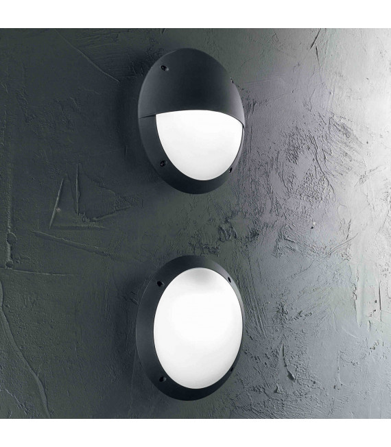LUCIA applique nera 1 lampadina