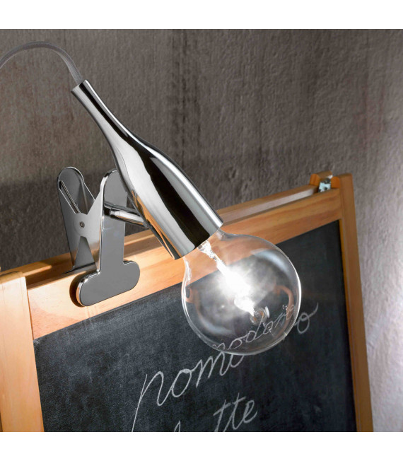 PICCHIO chrome wall light 1 bulb