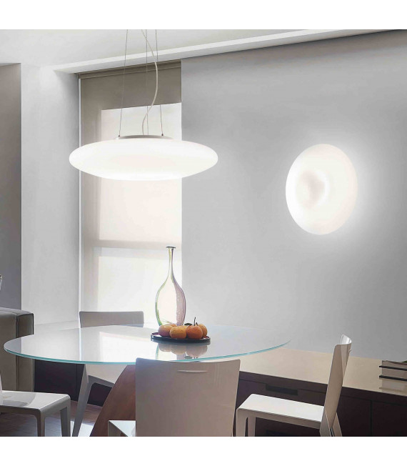 White GLORY Pendelleuchte 3 Glühbirnen Höhe 80 cm