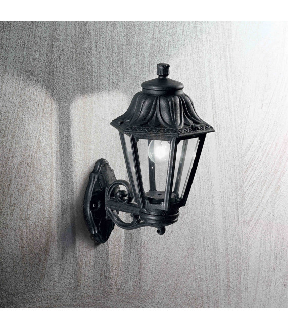 ANNA black wall light 1 bulb