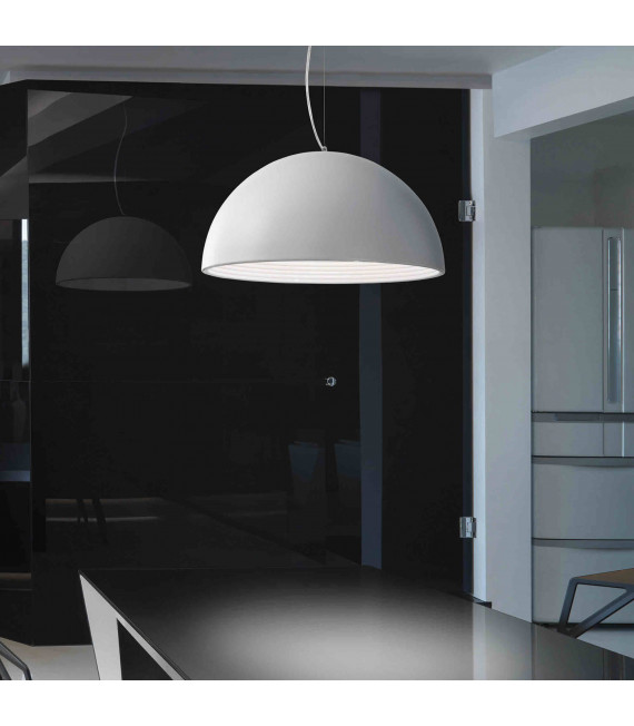Weiße DON-Aufhängung 1 Glühlampe Durchmesser 64 cm